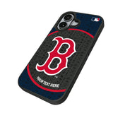 Boston Red Sox Personalized Circle Bump Phone Case for Apple iPhone
