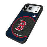 Boston Red Sox Personalized Circle Bump Phone Case for Apple iPhone