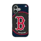 Boston Red Sox Personalized Circle Bump Phone Case for Apple iPhone