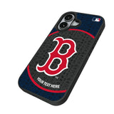 Boston Red Sox Personalized Circle Bump Phone Case for Apple iPhone