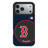 Boston Red Sox Personalized Circle Bump Phone Case for Apple iPhone