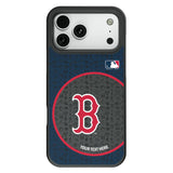 Boston Red Sox Personalized Circle Bump Phone Case for Apple iPhone