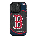 Boston Red Sox Personalized Circle Bump Phone Case for Apple iPhone