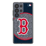 Boston Red Sox Personalized Circle Clear Phone Case for Samsung Galaxy