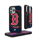 Boston Red Sox Personalized Circle Rugged Phone Case for Apple iPhone
