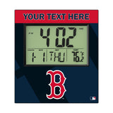 Boston Red Sox Personalized Color Block Wall Clock