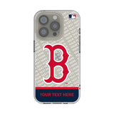 Boston Red Sox Personalized EndZone Plus Clear Phone Case for Apple iPhone