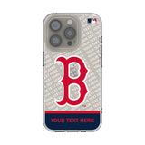 Boston Red Sox Personalized EndZone Plus Clear Phone Case for Apple iPhone
