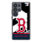 Boston Red Sox Personalized EndZone Plus Clear Phone Case for Samsung Galaxy