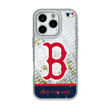 Boston Red Sox Personalized EndZone Plus Glitter Phone Case for Apple iPhone