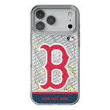 Boston Red Sox Personalized EndZone Plus Glitter Phone Case for Apple iPhone