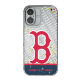 Boston Red Sox Personalized EndZone Plus Glitter Phone Case for Apple iPhone
