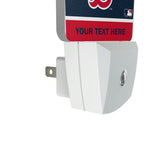 Boston Red Sox Personalized Endzone Solid Night Light 2-Pack