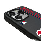 Boston Red Sox Personalized Sidebard MagSafe Compatible Phone Case for Apple iPhone