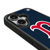 Boston Red Sox Personalized Stripe Bump Phone Case for Apple iPhone