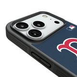 Boston Red Sox Personalized Stripe Bump Phone Case for Apple iPhone