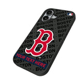 Boston Red Sox Personalized Tilt Bump Phone Case for Apple iPhone