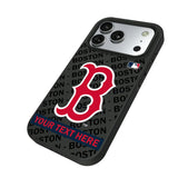 Boston Red Sox Personalized Tilt Bump Phone Case for Apple iPhone