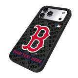 Boston Red Sox Personalized Tilt Bump Phone Case for Apple iPhone