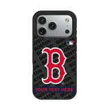 Boston Red Sox Personalized Tilt Bump Phone Case for Apple iPhone 17 Series