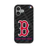 Boston Red Sox Personalized Tilt Bump Phone Case for Apple iPhone 17 Series