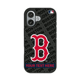 Boston Red Sox Personalized Tilt Bump Phone Case for Apple iPhone