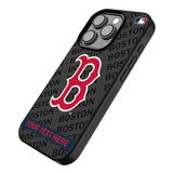 Boston Red Sox Personalized Tilt Bump Phone Case for Apple iPhone