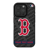 Boston Red Sox Personalized Tilt Bump Phone Case for Apple iPhone