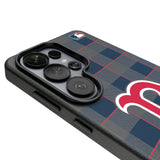 Boston Red Sox Plaid MagSafe Compatible Phone Case for Samsung Galaxy 26 Series