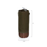 Las Vegas Raiders - Malbec Insulated Canvas and Willow Wine Bottle Basket