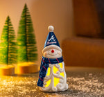 Atlanta Braves Statue 8 Inch LED Snowman