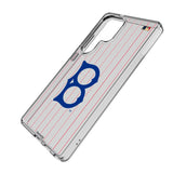 Brooklyn Dodgers 1949-1957 - Cooperstown Collection Pinstripe Clear Phone Case for Samsung Galaxy