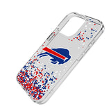 Buffalo Bills Confetti Clear Phone Case for Apple iPhone