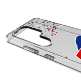 Buffalo Bills Confetti Clear Phone Case for Samsung Galaxy