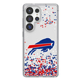 Buffalo Bills Confetti Clear Phone Case for Samsung Galaxy