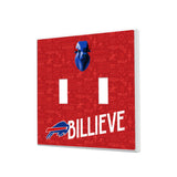 Buffalo Bills Deco Hidden-Screw Light Switch Plate