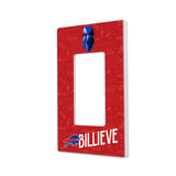 Buffalo Bills Deco Hidden-Screw Light Switch Plate