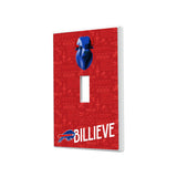 Buffalo Bills Deco Hidden-Screw Light Switch Plate