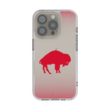 Buffalo Bills Historic Collection Linen Clear Phone Case for Apple iPhone