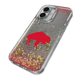 Buffalo Bills Historic Collection Linen Glitter Phone Case for Apple iPhone