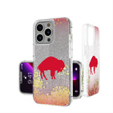 Buffalo Bills Historic Collection Linen Glitter Phone Case for Apple iPhone
