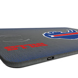 Buffalo Bills Linen 15-Watt Wireless Charger and Mouse Pad