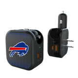 Buffalo Bills Linen 2 in 1 USB A/C Charger