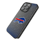 Buffalo Bills Linen Black Bling Phone Case for Apple iPhone