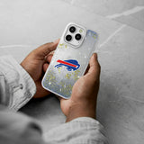 Buffalo Bills Linen Glitter Phone Case for Apple iPhone