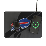 Buffalo Bills Monocolor Tilt 15-Watt Wireless Charger and Mouse Pad