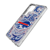 Buffalo Bills Paisley Clear Phone Case for Samsung Galaxy