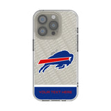 Buffalo Bills Personalized EndZone Plus Clear Phone Case for Apple iPhone