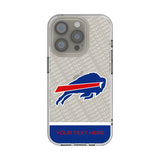 Buffalo Bills Personalized EndZone Plus Clear Phone Case for Apple iPhone