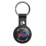 Buffalo Bills Personalized Insignia Black Airtag Holder